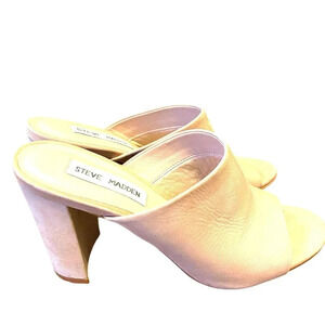 Steve Madden Leather Upper 4” High Heels/Sandals Women Size 7.5